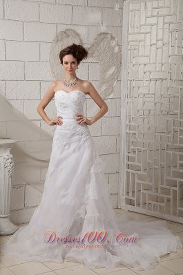 Exquisite Sweetheart Wedding Dress Ruched