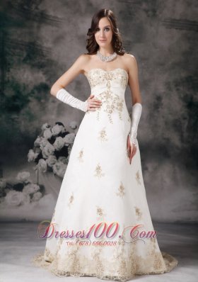 Affordable Off White Wedding Gowns A-line Sweetheart Lace