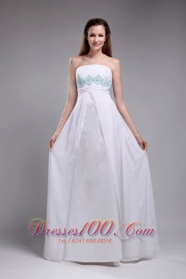 Simple And Sweet Empire Prom Dress Ruch Beading