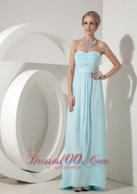 Wedding Dress for Bridesmaid Baby Blue Beading