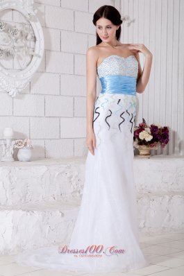Muti-Color Sweetheart Beaded Prom Evening Dress