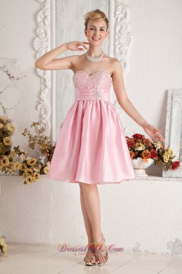 Short Prom Holiday Dress Beading A-line Knee-length