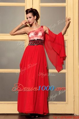 Sleeveless Beading Side Zipper Homecoming Dress