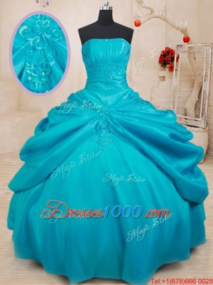 Pick Ups Red Quinceanera Gown Sweetheart Sleeveless Court Train Lace Up