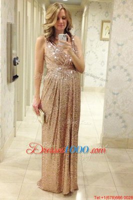 Sleeveless Pleated Lace Up Juniors Evening Dress