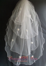 Flowers and Beading Decorate Popular Veils