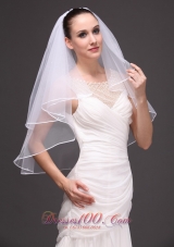 Wedding Veil 2013 Ribbon Edge two tiered