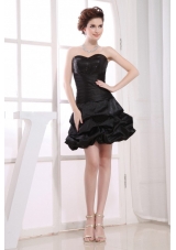 A-line Pick-ups Little Black For Prom Mini-length