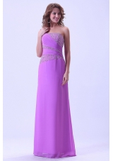 2013 Exclusive Lavender Prom Dress Beaded Chiffon