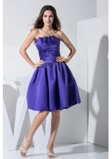 Simple Purple Prom Cocktail Dress For 2013 A-line
