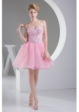 Lovely Sweetheart Beading Princess Short Prom Dress