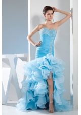 Mermaid Sweetheart Beading and Ruffles Prom Dress for 2013