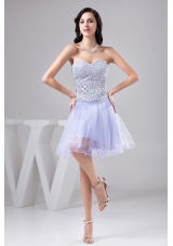 Sweetheart Prom Gown Decorated by Rhinestone and Organza Layers