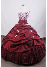 Beautiful Ball Gown Sweetheart Floor-length Quinceanera Dresses Appliques