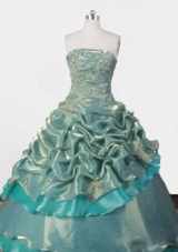 Exclusive Ball Gown StraplessFloor-length Quinceanera Dresses Appliques