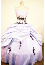 Perfect Ball Gown Strapless Floor-length Quinceanera Dresses