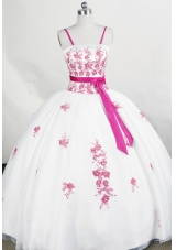 Beautiful Ball Gown Strap Floor-length Organza Quinceanera Dress