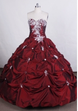 Beautiful Ball gown Sweetheart-neck Floor-length Quinceanera Dress