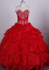 Exquisite Ball gown Sweetheart-neck Floor-length Quinceanera Dresses