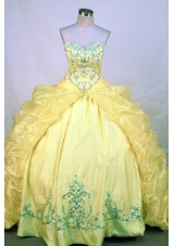 Fashionable Ball gown Sweetheart neck Floor-Length Quinceanera Dresses