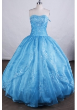 Beautiful Ball gown Sweetheart Floor-length Quinceanera Dresses Appliques