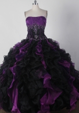 Brand New Ball Gown Strapless Floor-length Quinceanera Dress