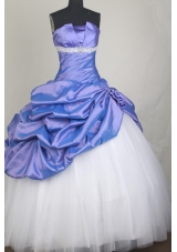 Classical Ball Gown Strapless Strapless Floor-length Quinceanera Dress