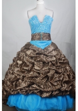 Exquisite Ball Gown V-neck Brush Quincenera Dresses