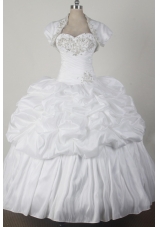 2012 Cheap Ball Gown Sweetheart Floor-length Qunceanera Dress
