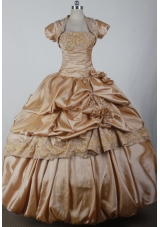 2012 Elegant Ball Gown Strapless Floor-length Qunceanera Dress