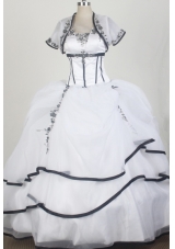 2012 Elegant Ball Gown Sweetheart Floor-length Qunceanera Dress