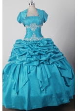 2012 Exquisite Ball Gown Strapless Floor-length Qunceanera Dress