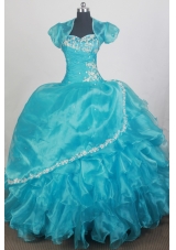 2012 Popular Ball Gown Sweetheart Floor-length Qunceanera Dress