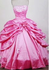 Gorgeous Ball Gown Strapless Floor-length Quinceanera Dress