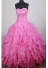 Gorgeous Ball gown Sweetheart-neck Floor-length Quinceanera Dresses
