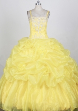 Popular Ball gown Strap Floor-length Quinceanera Dresses