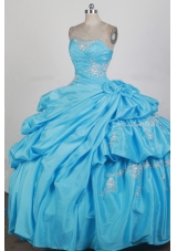 2012 Exquisite Ball Gown Strapless Floor-Length Quinceanera Dress