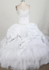 2012 Unique Ball Gown Strapless Floor-Length Quinceanera Dress