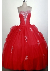 Classical Ball Gown Sweetheart Floor-length Quinceanera Dress