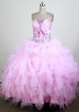 Gorgeous Ball Gown Strapless Floor-length Quinceanera Dress