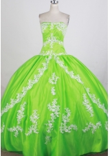 Luxurious Ball Gown Strapless Floor-length Quinceanera Dress