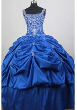 Luxurious Ball Gown Straps Floor-length Quinceanera Dress