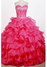 Exquisite Ball Gown Sweetheart Floor-length Quinceanera Dress