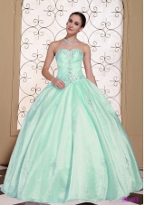 Sweet 2014 Sweetheart Quinceanera Dress with Appliques Beading