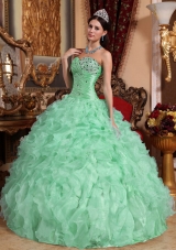 Beautiful Quinceanera Dress Ball Gown Sweetheart with Beading and Ruffles