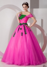 Pretty Princess Off The Shoulder Quinceanera Dresses with Appliques