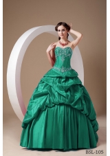 Princess Sweetheart Sweet 16 Dresses with Appliques and Pick-ups