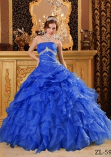 2014 Pretty Sweetheart Beading and Ruffles Quinceanera Dresses