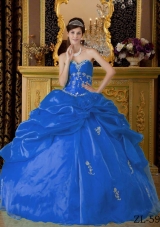 Beautiful Sweetheart for 2014 Appliques Quinceanera Dresses