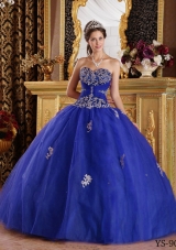 Elegant Sweetheart with Appliques Quinceanera Dresses for 2014
